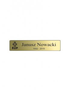 tabliczka na trumnę 7